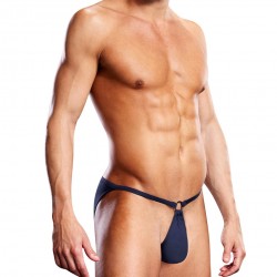 Blueline Performance Microfiber Pouch Bikini Sports Brief Blue